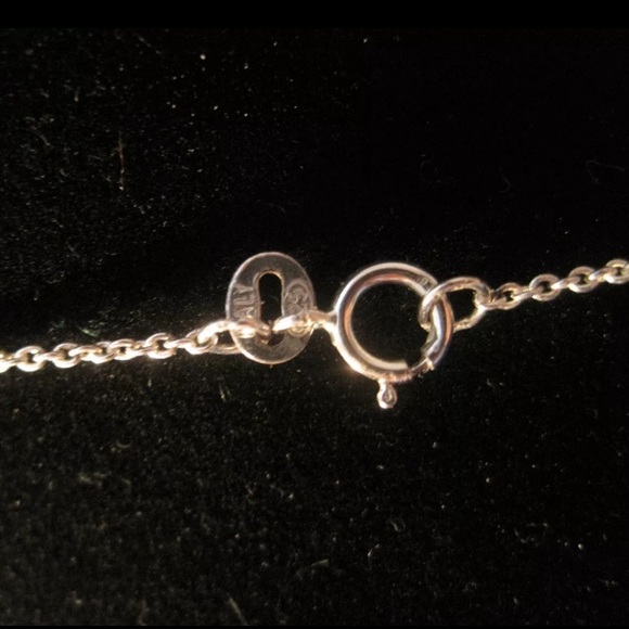 STERLING SILVER 925
Pendant w/ 3 Stones
on Wheat Chain Necklace - Picture 11 of 12